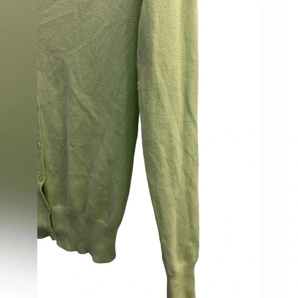 Zara Women’s Size Small Mint Green Long Sleeve Cardigan Preppy, Y2K, Classic - Picture 4 of 6